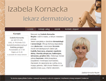 Tablet Screenshot of izabelakornacka.pl